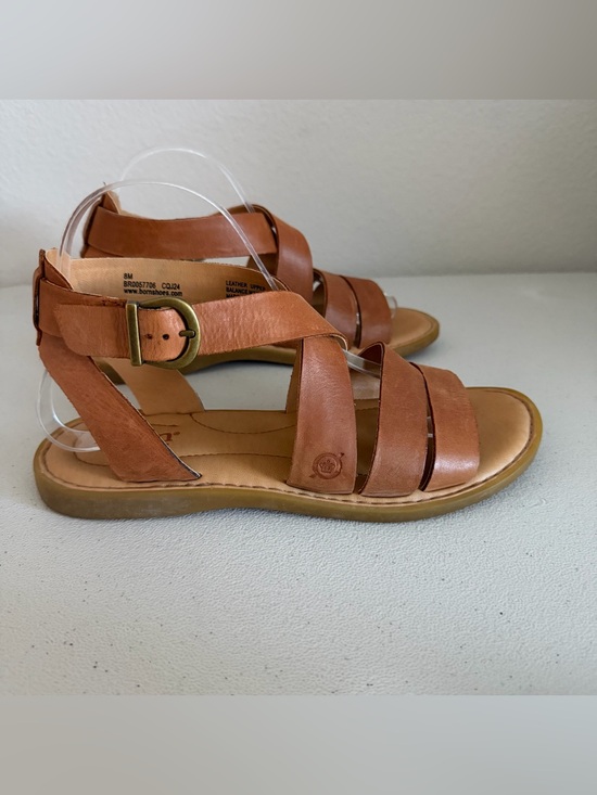 Shoes - Børn Imogen ankle strap sandals in brown leather.